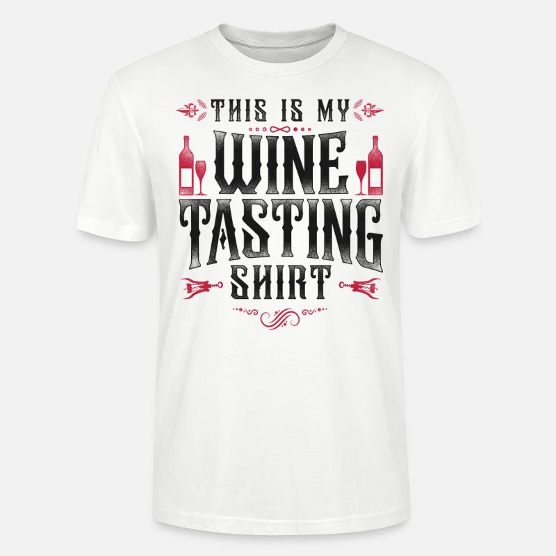 Sommelier Wine Drinking Tasting - Stanley/Stella Unisex Bio-T-Shirt CRAFTER - Weiß