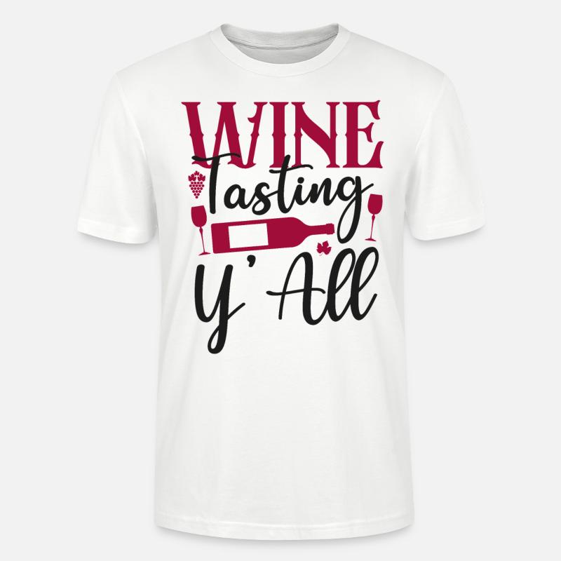 Sommelier Wine Drinking Tasting - Stanley/Stella Unisex Bio-T-Shirt CRAFTER - Weiß