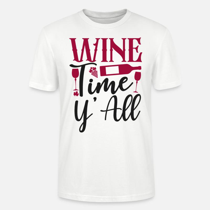 Sommelier Wine Drinking Tasting - Stanley/Stella Unisex Bio-T-Shirt CRAFTER - Weiß