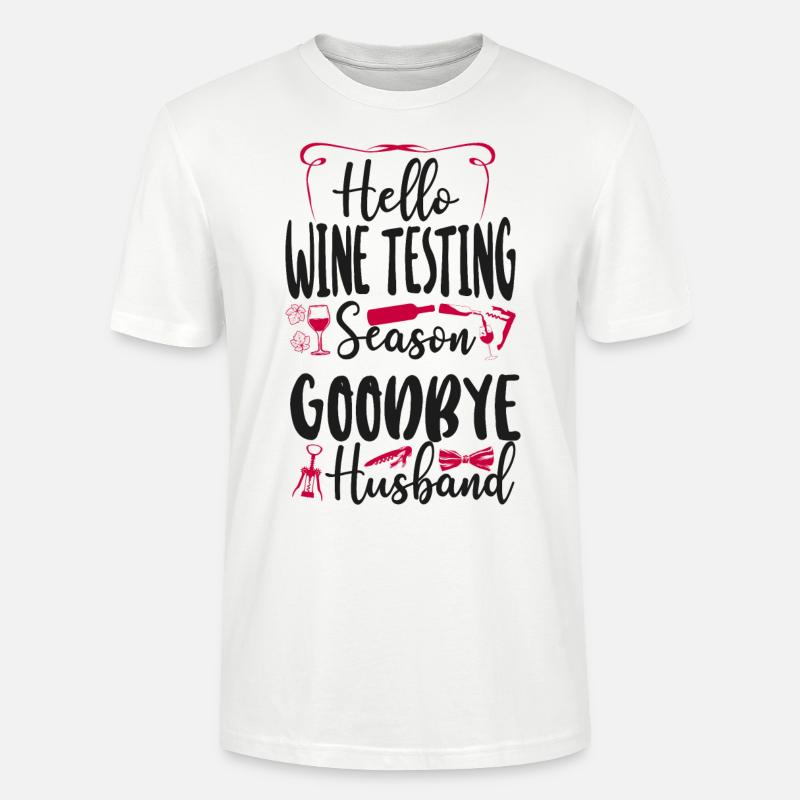 Sommelier Wine Drinking Tasting - Stanley/Stella Unisex Bio-T-Shirt CRAFTER - Weiß