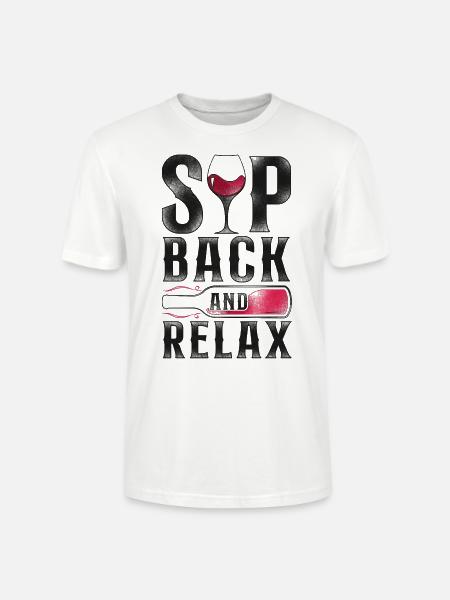 Sommelier Wine Drinking Tasting - Stanley/Stella Unisex Bio-T-Shirt CRAFTER - Weiß