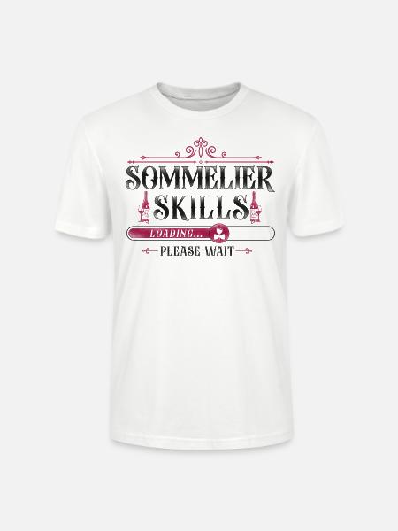 Sommelier Wine Drinking Tasting - Stanley/Stella Unisex Bio-T-Shirt CRAFTER - Weiß