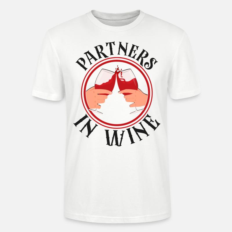 Sommelier Wine Drinking Tasting - Stanley/Stella Unisex Bio-T-Shirt CRAFTER - Weiß