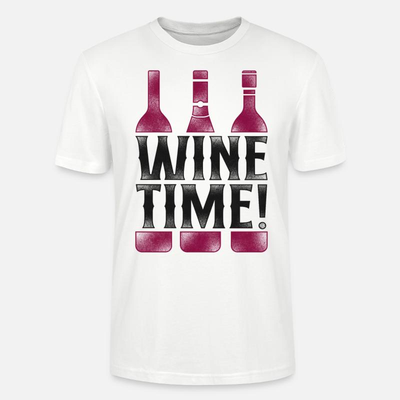 Sommelier Wine Drinking Tasting - Stanley/Stella Unisex Bio-T-Shirt CRAFTER - Weiß