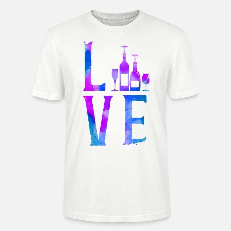 Sommelier Wine Drinking Tasting - Stanley/Stella Unisex Bio-T-Shirt CRAFTER - Weiß