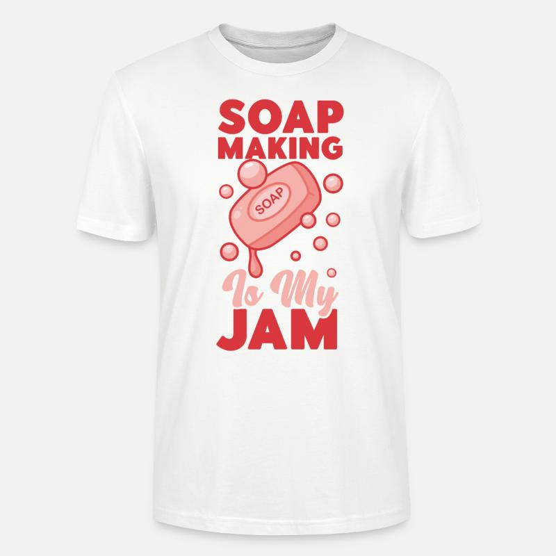 Soap Making Crafting Soap Making - Stanley/Stella Unisex Bio-T-Shirt CRAFTER - Weiß