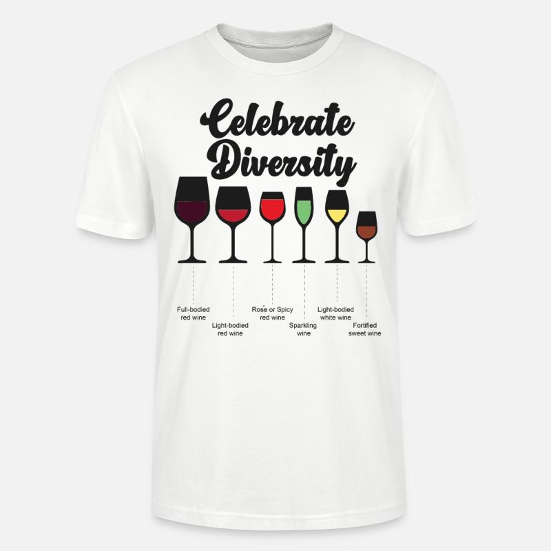 Sommelier Wine Drinking Tasting - Stanley/Stella Unisex Bio-T-Shirt CRAFTER - Weiß