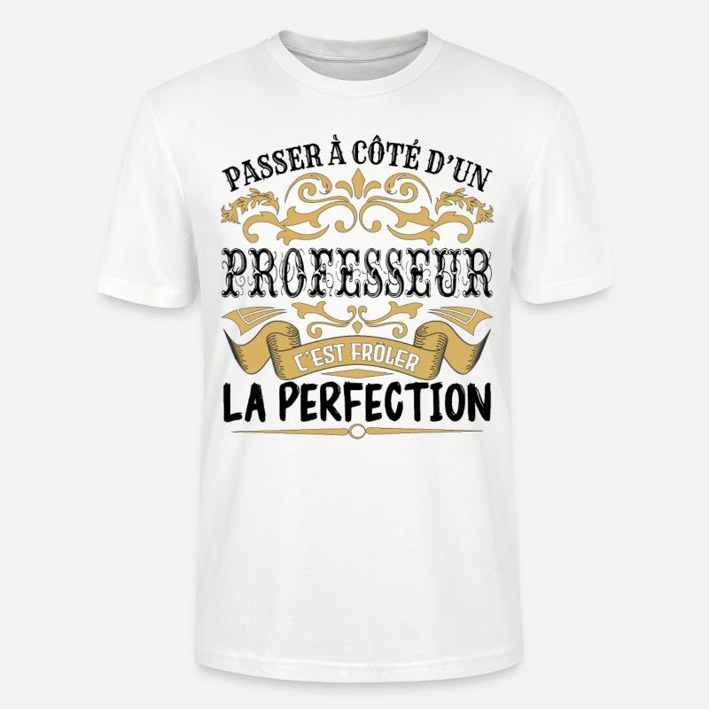 Professeur | le Meilleur cadeau Professeur - T-shirt bio CRAFTER Stanley Stella Unisexe - blanc