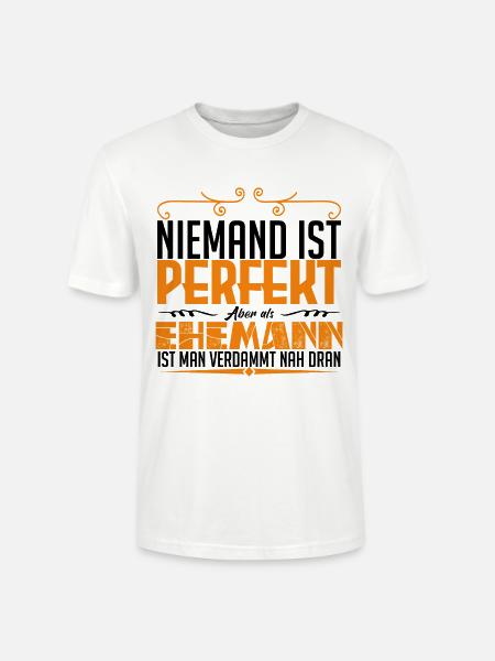 Dieser MANN - der coolste & beste Ehemann der Welt - Stanley/Stella Unisex Bio-T-Shirt CRAFTER - Weiß