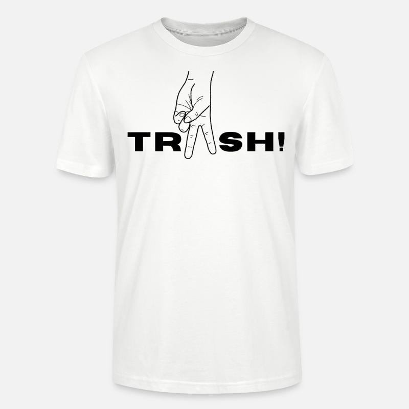 Trash! - Stanley/Stella Unisex Bio-T-Shirt CRAFTER - Weiß