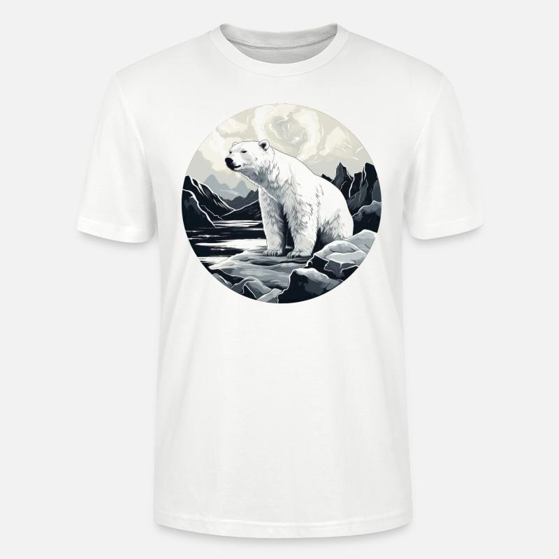Eisbär - Stanley/Stella Unisex Bio-T-Shirt CRAFTER - Weiß