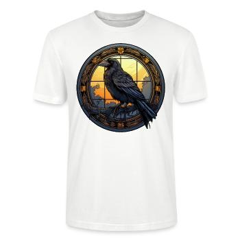 Rabe - Stanley/Stella Unisex Bio-T-Shirt CRAFTER - Weiß - Vorne - Alina (178cm) & Michal (187cm)