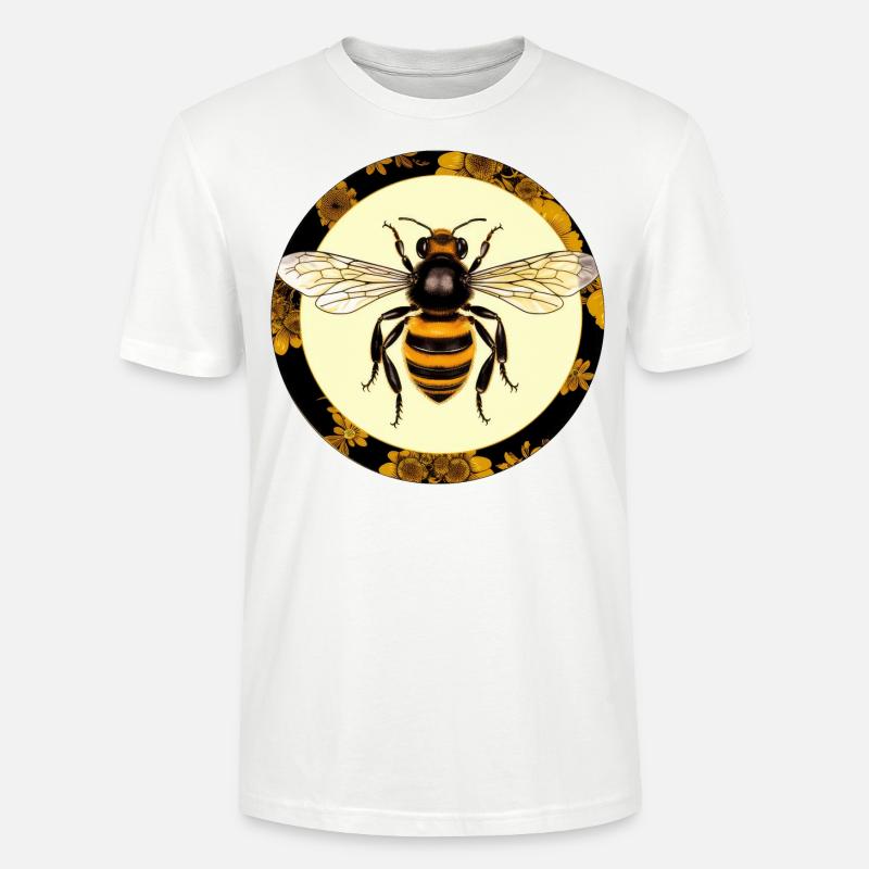 Biene - Stanley/Stella Unisex Bio-T-Shirt CRAFTER - Weiß