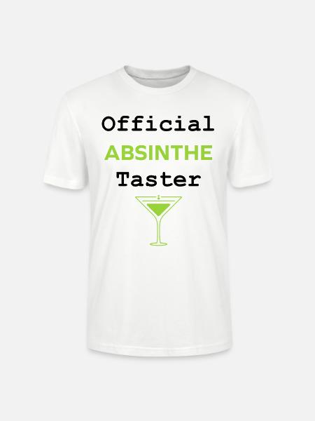 Official absinthe taster - Stanley/Stella CRAFTER Unisex Organic T-Shirt - white