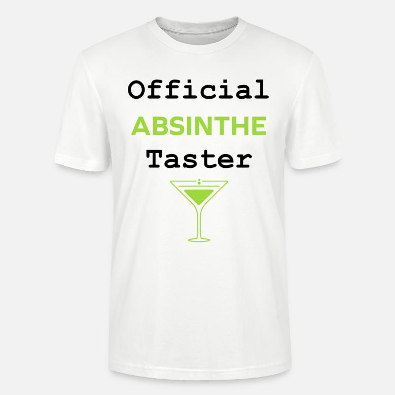 Offizielle Absinth-Verkostung - Stanley/Stella Unisex Bio-T-Shirt CRAFTER - Weiß