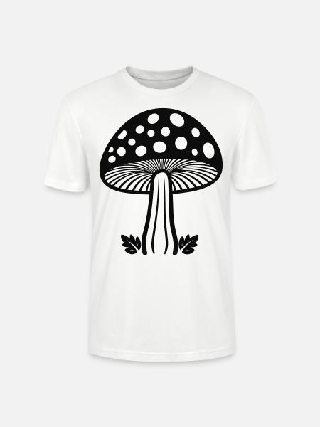 Pilz - Stanley/Stella Unisex Bio-T-Shirt CRAFTER - Weiß