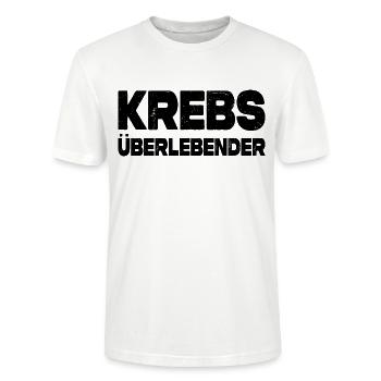 Krebs Überlebender - Stanley/Stella Unisex Bio-T-Shirt CRAFTER - Weiß - Vorne - Alina (178cm) & Michal (187cm)
