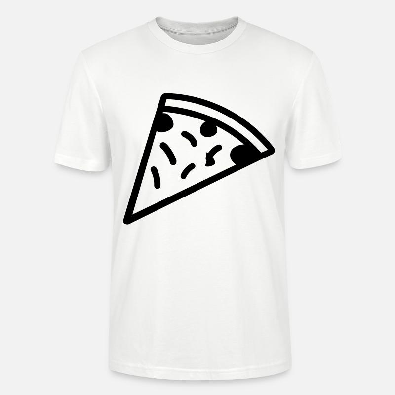 Pizzastück - Stanley/Stella Unisex Bio-T-Shirt CRAFTER - Weiß
