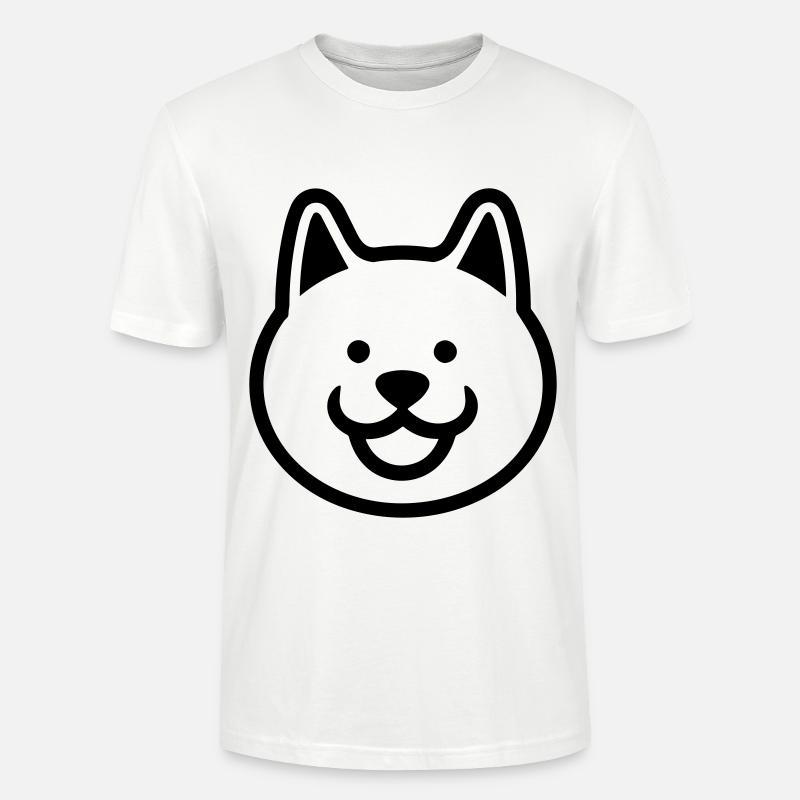 CHIEN - T-shirt bio CRAFTER Stanley Stella Unisexe - blanc