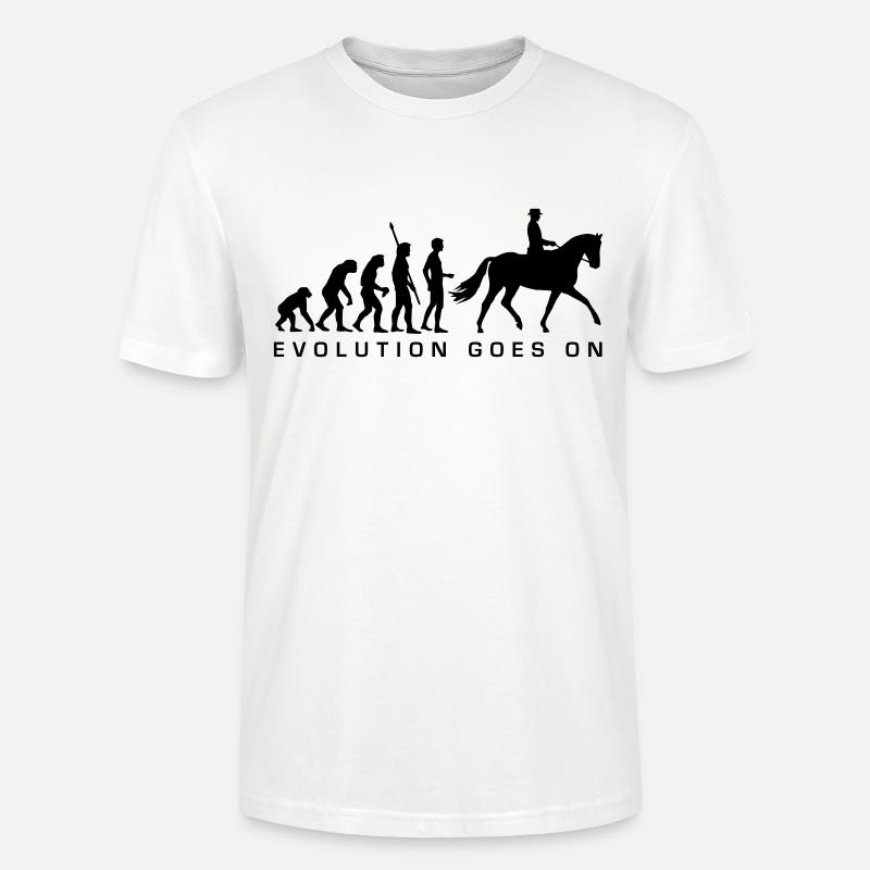 evolution_reiter_b - Stanley/Stella Unisex Bio-T-Shirt CRAFTER - Weiß