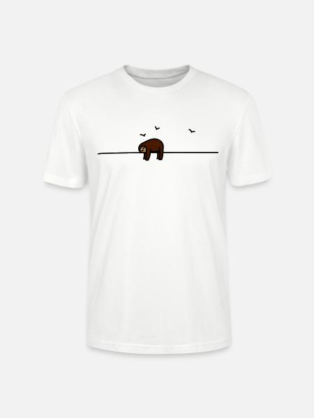 sleep (c) - Stanley/Stella CRAFTER Unisex Organic T-Shirt - white