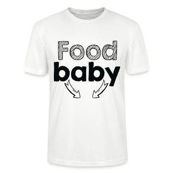 Nahrung Baby - Stanley/Stella Unisex Bio-T-Shirt CRAFTER - Weiß - Vorne - Alina (178cm) & Michal (187cm)