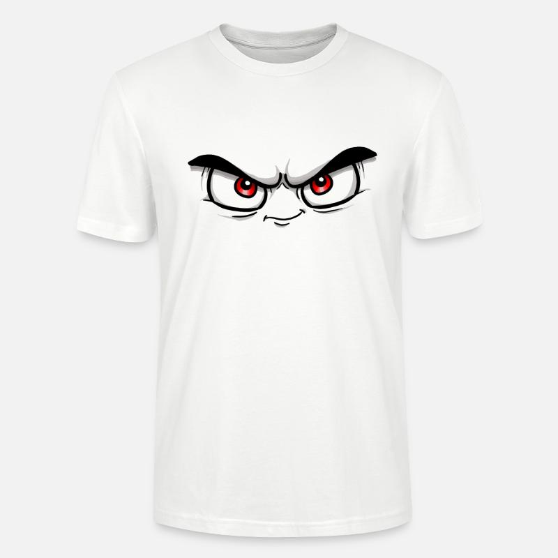 Rotes Gesicht - Stanley/Stella Unisex Bio-T-Shirt CRAFTER - Weiß