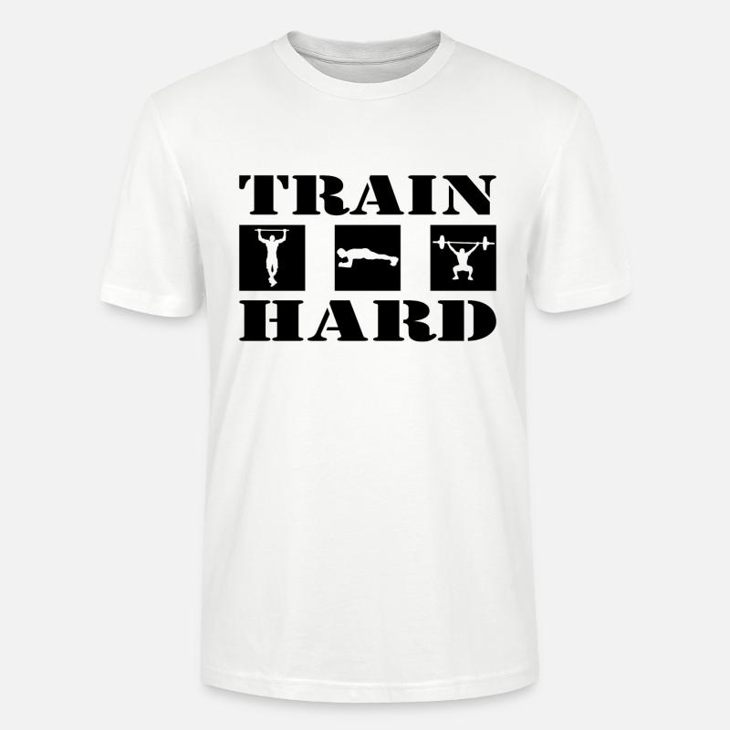 Entraînement physique - T-shirt bio CRAFTER Stanley Stella Unisexe - blanc