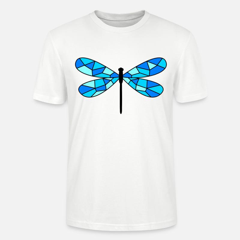La libellule - T-shirt bio CRAFTER Stanley Stella Unisexe - blanc