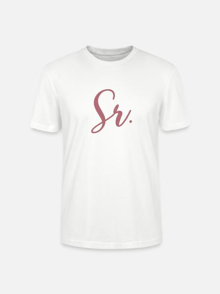 Sr. Verlobungsgeschenk Bräutigam wird Hochzeitsfeier - Stanley/Stella Unisex Bio-T-Shirt CRAFTER - Weiß