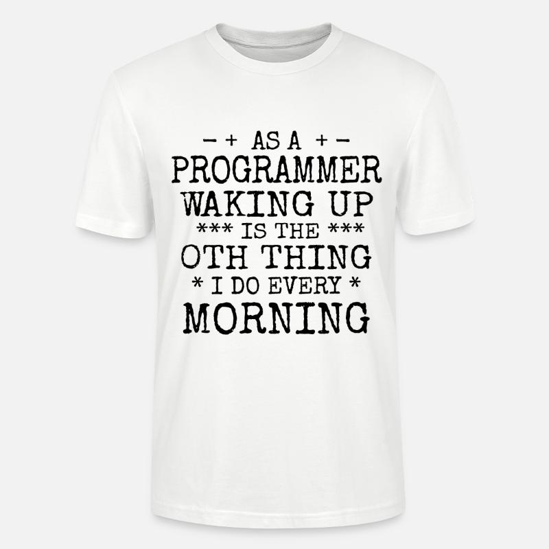 Software Ingenieur Informatiker Programmierer - Stanley/Stella Unisex Bio-T-Shirt CRAFTER - Weiß