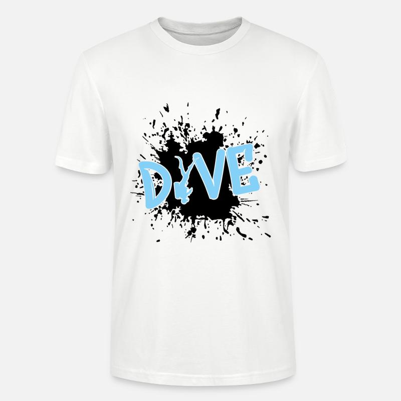 tauchen diving dive - Stanley/Stella Unisex Bio-T-Shirt CRAFTER - Weiß