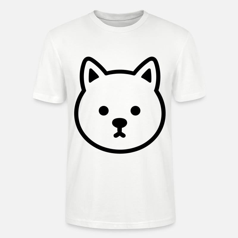 Chien - T-shirt bio CRAFTER Stanley Stella Unisexe - blanc
