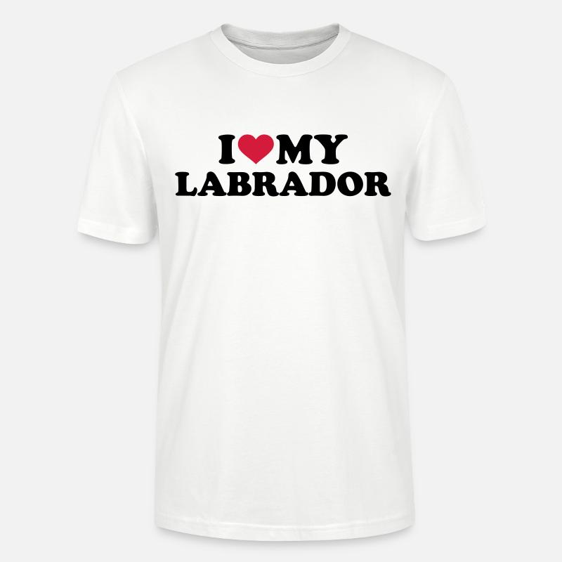 Labrador - Stanley/Stella Unisex Bio-T-Shirt CRAFTER - Weiß