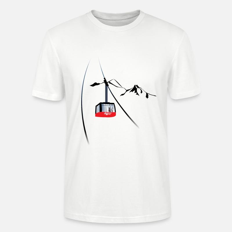 Jackson Hole Gondel - Stanley/Stella Unisex Bio-T-Shirt CRAFTER - Weiß
