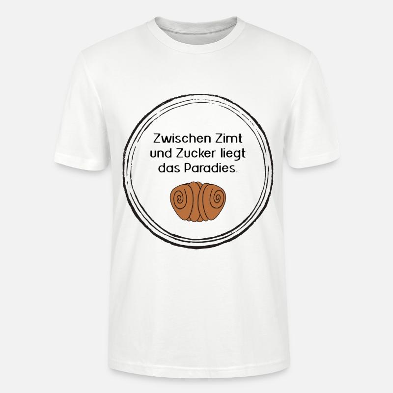 Franzbrötchen Paradies - Stanley/Stella Unisex Bio-T-Shirt CRAFTER - Weiß