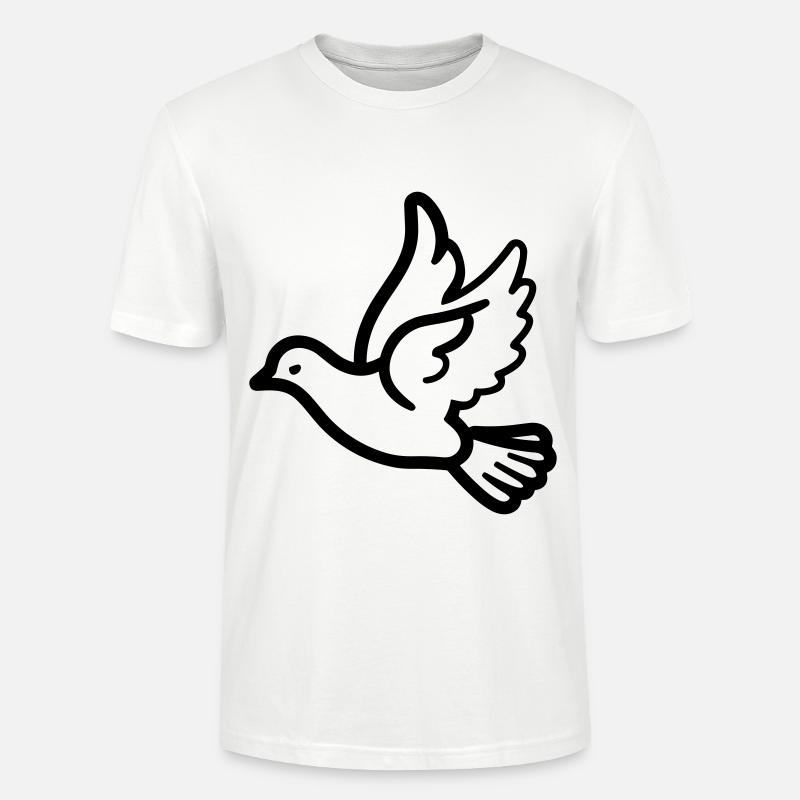 Colombe - T-shirt bio CRAFTER Stanley Stella Unisexe - blanc