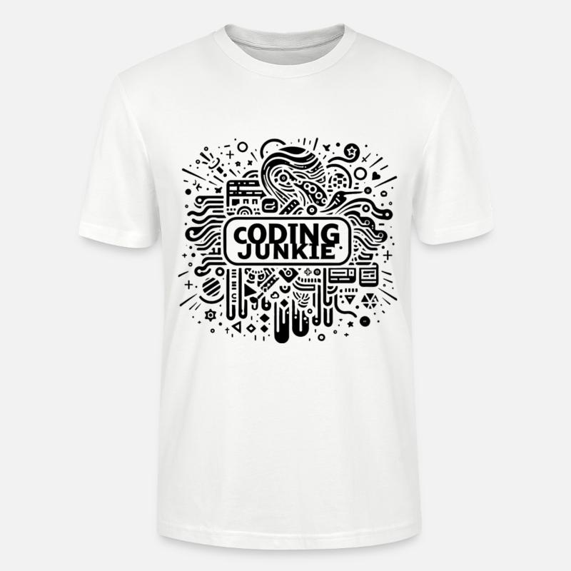 Accro au codage 17 - T-shirt bio CRAFTER Stanley Stella Unisexe - blanc