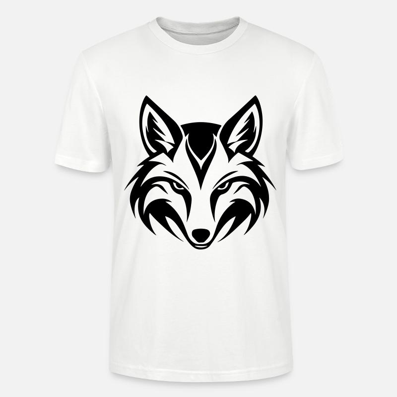 Fuchs Kopf - Stanley/Stella Unisex Bio-T-Shirt CRAFTER - Weiß
