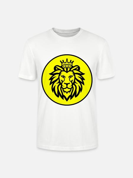 Löwe Krone Symbol - Stanley/Stella Unisex Bio-T-Shirt CRAFTER - Weiß