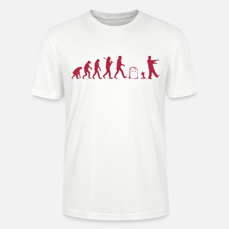 Evolution - T-shirt bio CRAFTER Stanley Stella Unisexe - blanc