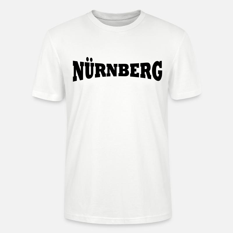 Nuremberg lettrage - T-shirt bio CRAFTER Stanley Stella Unisexe - blanc