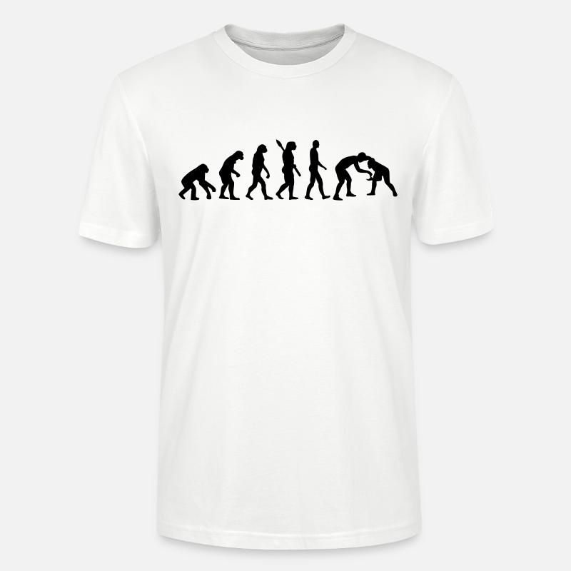 Évolution Lutte - T-shirt bio CRAFTER Stanley Stella Unisexe - blanc