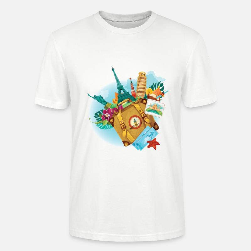 Reise - Stanley/Stella Unisex Bio-T-Shirt CRAFTER - Weiß