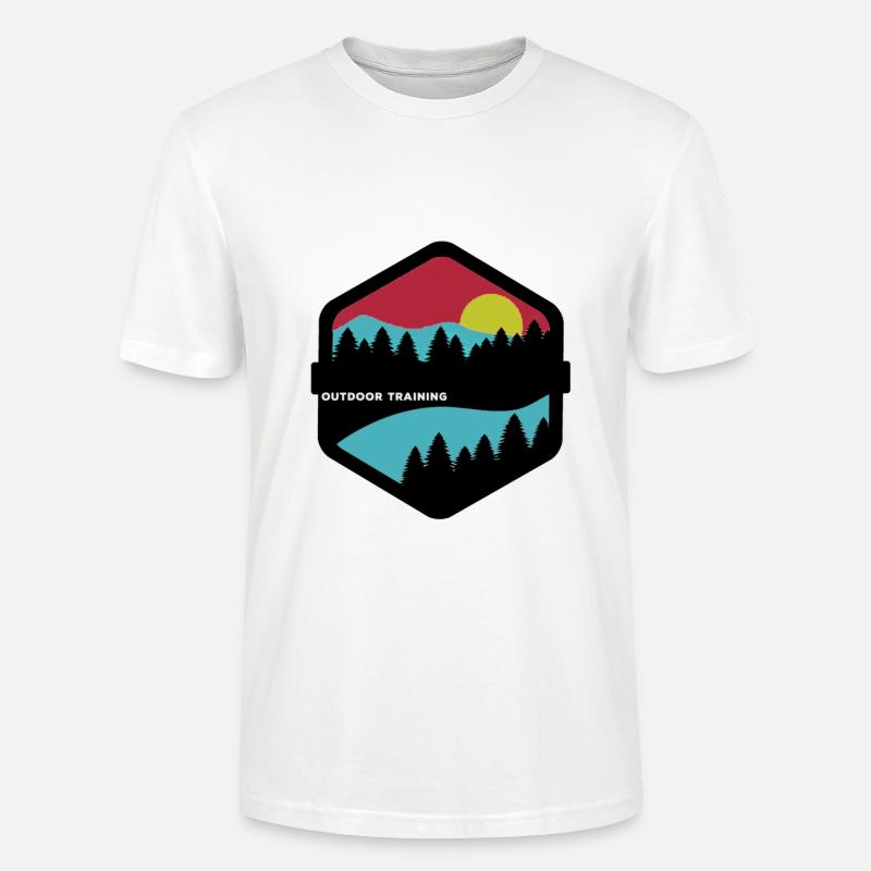 im Freien - Stanley/Stella Unisex Bio-T-Shirt CRAFTER - Weiß