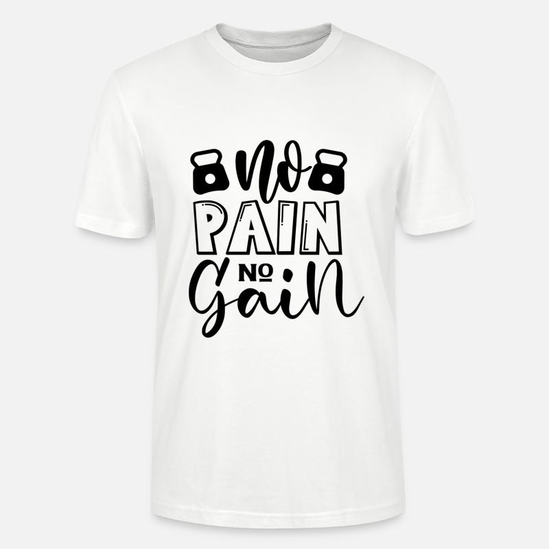 Ohne Fleiß kein Preis - Stanley/Stella Unisex Bio-T-Shirt CRAFTER - Weiß