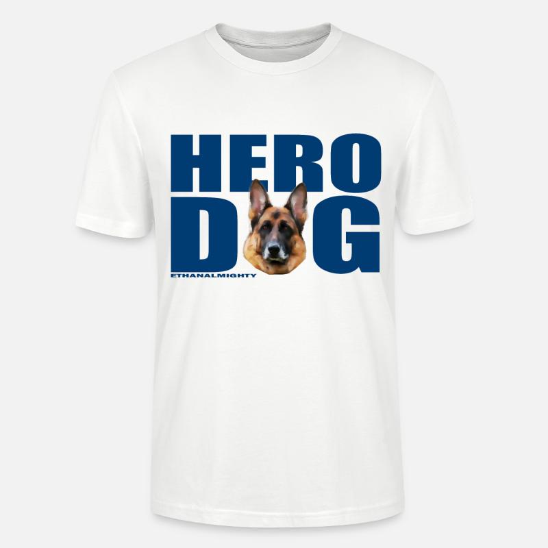 Heldenhund EthanAllmächtig - Stanley/Stella Unisex Bio-T-Shirt CRAFTER - Weiß