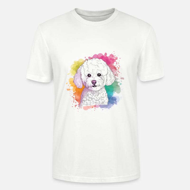 Bichon Frise - Stanley/Stella Unisex Bio-T-Shirt CRAFTER - Weiß