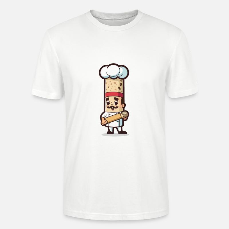 Der Bäcker - Stanley/Stella Unisex Bio-T-Shirt CRAFTER - Weiß