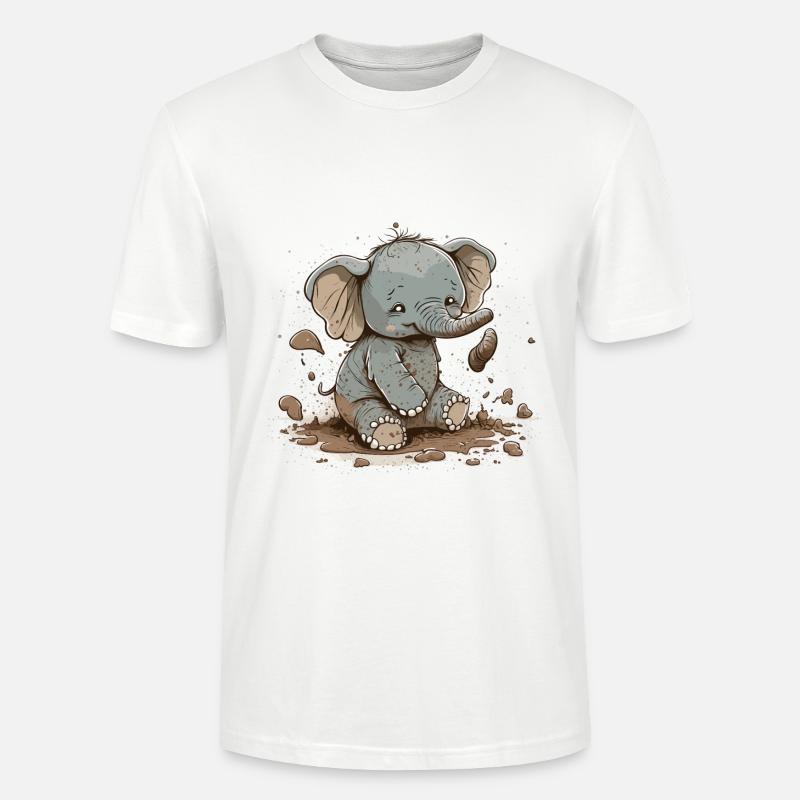 Aventure boueuse - T-shirt bio CRAFTER Stanley Stella Unisexe - blanc